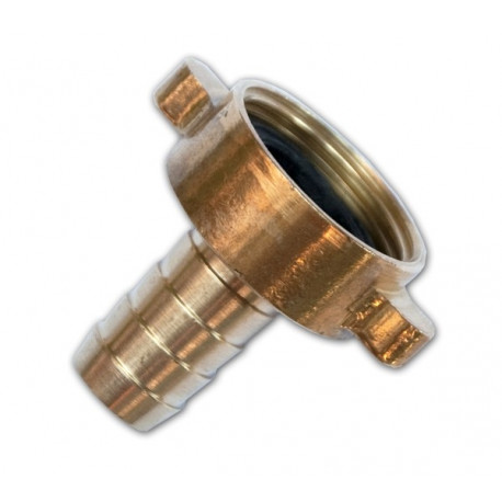 Voolikuühendus mutriga 19mm - ¾" sisekeere, messing