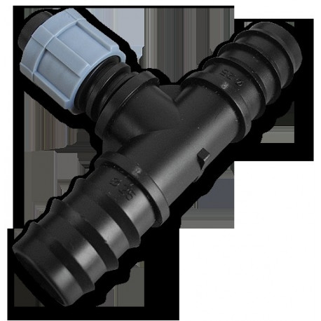 Kolmik 2 x 20mm ja lamevoolikule