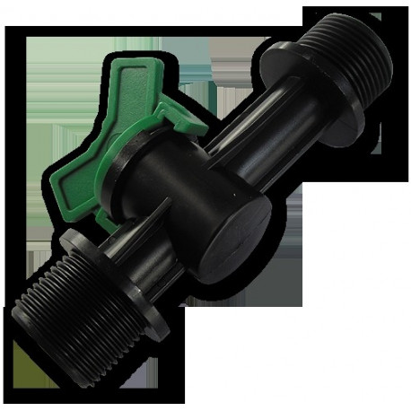 Valve, 1/2" male thread / 3/4" male thread