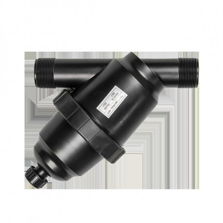 Screen filter, mesh 120, 1 1/2" male threads