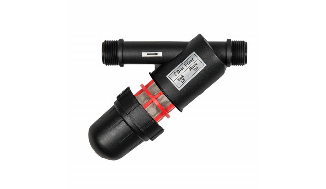 Screen filter, mesh 120, 3/4" male threads
