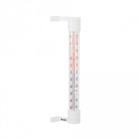 WHITE LINE outside the window thermometer