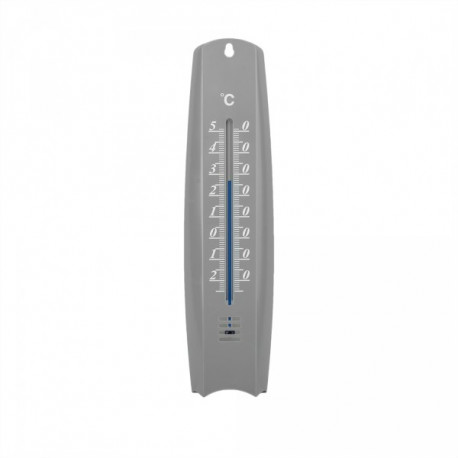 WHITE LINE external thermometer - plastic GRAY