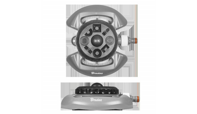 WHITE LINE 8-pattern turret sprinkler on base