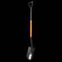Sharp spade with hardened head made of boron steel