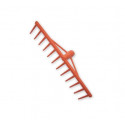 Traditional PVC 12-tine rake