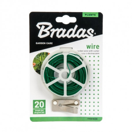 Garden wire with cutter - 20m