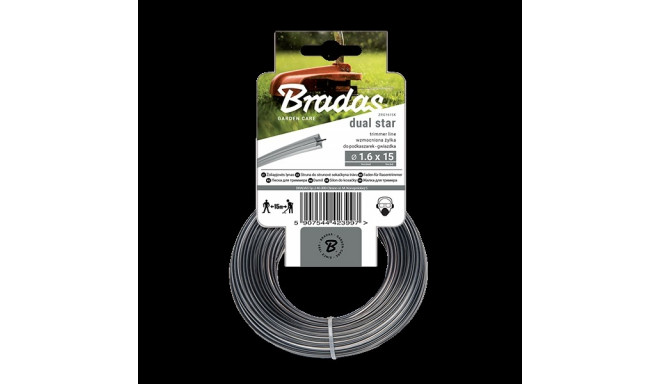 Trimmer line RIPPER DUAL, star 3,0mm x 50m