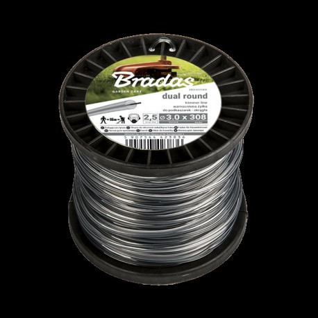 Trimmer line RIPPER DUAL, round 2,7mm x 100m