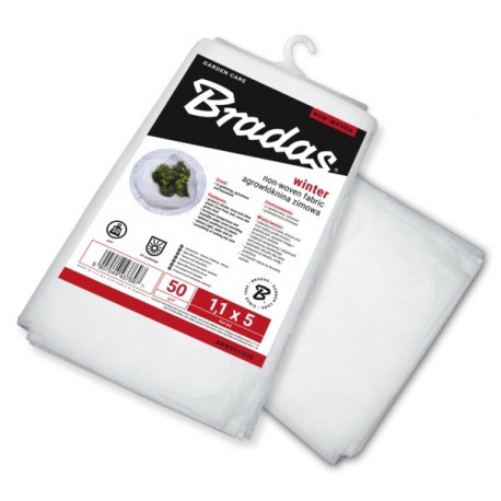 Non-woven 50g/m² winter, white, 1,6 x 5m