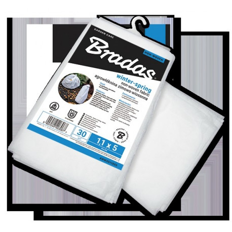 Non-woven 30g/m² winter-spring, white, 1,6 x 10m