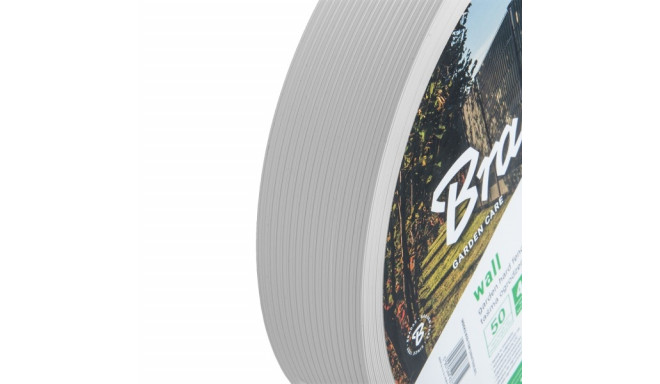 Garden fence screen strip SOLID 4,75cm x 50m, 1200g/m² light grey