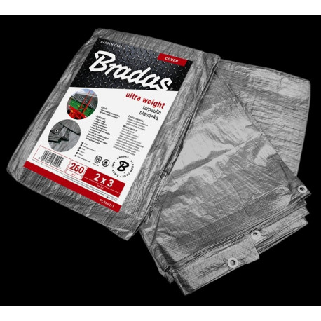 Reinforced tarpaulin ULTRA WEIGHT 260g, 3 x 5m