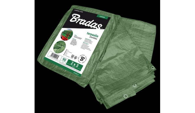 Sustiprintas sodo tentas Bradas Green 3x5 m, 90 g m2