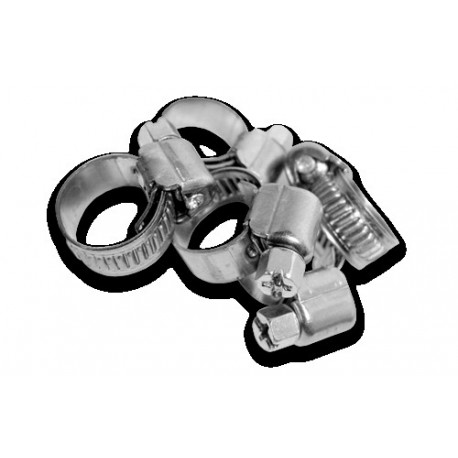 Stainless zebra hose clamp MICRO 10-19mm