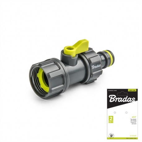 LIME LINE kraaniadapter 3/4" klapiga