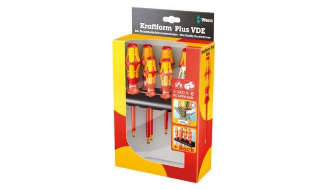 Wera Kraftform Plus 160i/7 VDE elektriku kruvikeerajate kmpl 7 osa PH+SL+pinge tester, raamiga