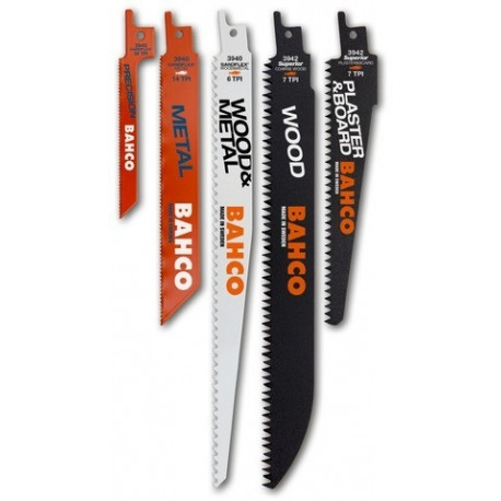 Reciprocating sawblades Sandflex bimetal set MIX 10 pcs for wood, plaster and metal