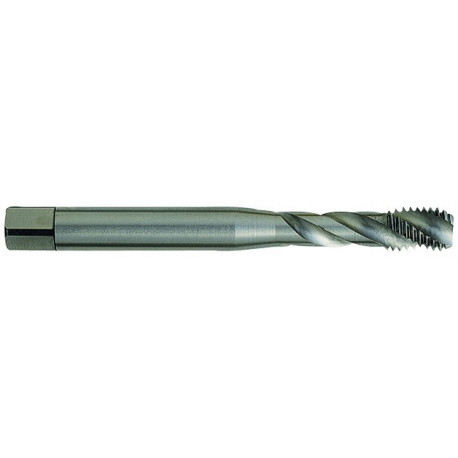 HSSE DIN machine tap Spiral flute 35° F 1/4