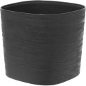 Plant Pot CAPRI 19cm x 19cm x h17cm, black