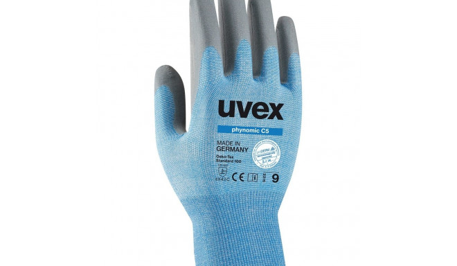 Kaitsekindad Uvex Phynomic C5, lõiketase C/5, Dyneema, polüamiid, elastaam akvapolümeervahtkattega. 