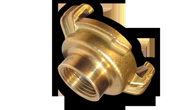 GEKA Hose quick connector, 1" female - BRASS