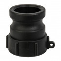 IBC adapter S60x6 sisekeere - Camlock ¾" ühendus tüüp A