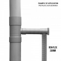 Rainwater collector / trap with valve - 100mm