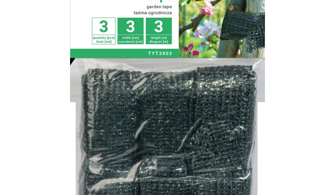 Garden tape 3cm x 3m, SET - 3pcs