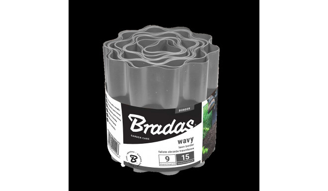Banguotas bordiūras, pilkas 10cm x 9m