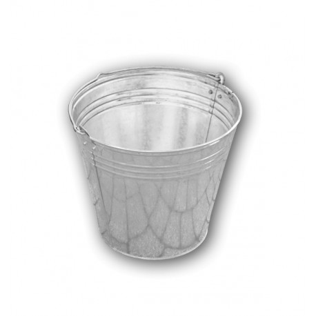 Zinc plated bucket 10L