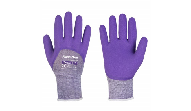 Gloves FLASH GRIP LAVENDER FULL, size 6