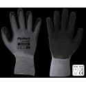 Gloves PERFECT GRIP GRAY latex, size 9