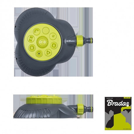 LIME LINE 8-function sprinkler on base