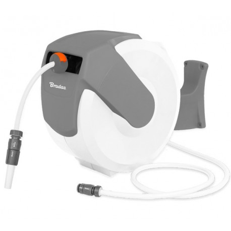 Automatic hose reel set WHITE LINE 1/2" 35m - colour box