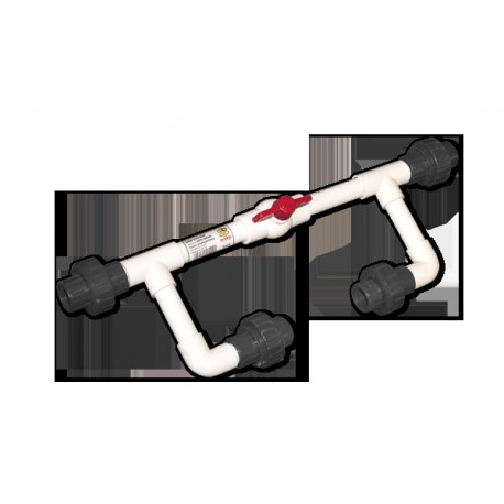 Pihusti möödaviigukomplekt, 1" sisekeermed