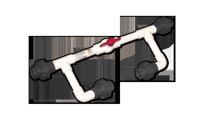 Bypass assembly for injector, 1" female threads