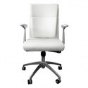 4Worldstyle Office Armchair F005, artificial leather, white