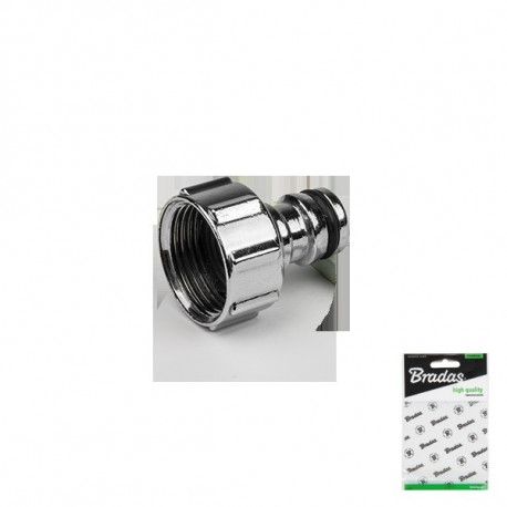 3/4" naissoost kraaniadapter tsinkkroom