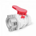 IBC ball valve GW S60x6 (metal flange) with an outlet, male thread S60x6