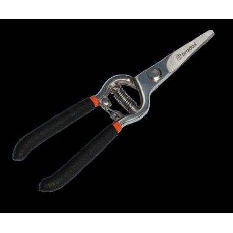 Traditional straight pruner 8" CARBON STEEL