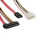 4World HDD Power Cable | SATA 3 | SATA | 25cm | data transfer | red