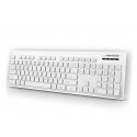 Esperanza keyboard EK130W Singapore Waterproof EN, white