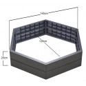 ERGO Raised bed Wood Module XL