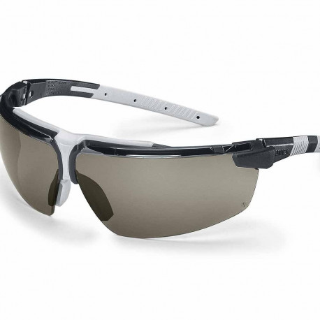 Kaitseprillid Uvex i-3, hall lääts, supravision HC/AF kattega lääts, raam must/hall