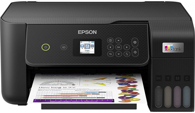 Epson EcoTank ET-2856, multifunction printer (white, scan, copy, USB, WLAN)