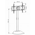 Techly Floor stand for TV LCD/LED/Plasma 32''-70'' 45kg VESA adjustable