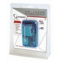 Gembird USB2.0 CF, MD, SM, MS, SD, MMC, XD Card card reader/writer blue