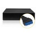 Icy Box 3,5'' Card Reader with multiport panel, 60 card types, USB3.0