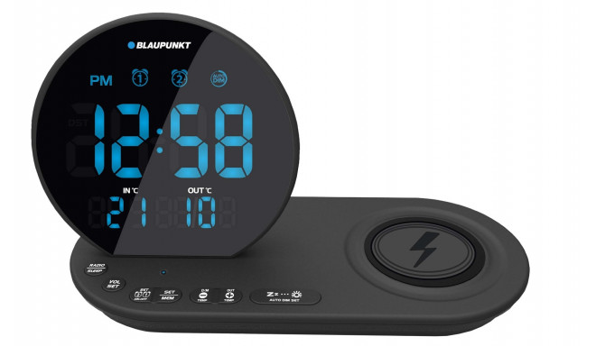 Blaupunkt CR85BK alarm clock Digital alarm clock Black